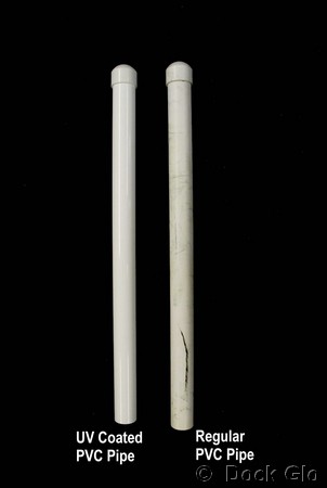 regular vs. uv coated pipe